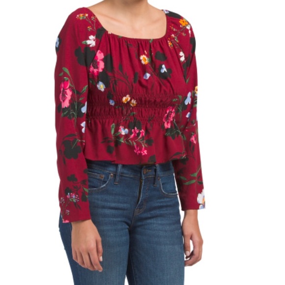 Derek Heart Tops - Floral printed top